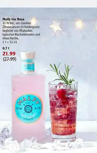 Globus Malfy Gin Rosa Angebot