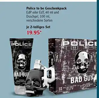 Globus Police To Be Geschenkpack Angebot