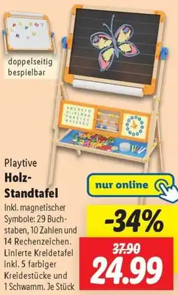 Lidl Playtive Holz Standtafel Angebot