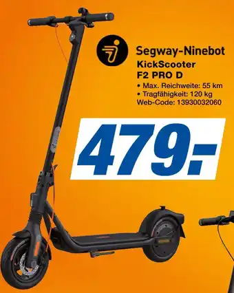 Expert Segway-ninebot kickscooter f2 pro d Angebot