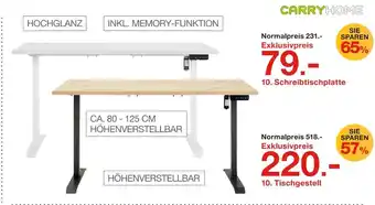 Möbelzentrum Pforzheim Carryhome schreibtischplatte oder tischgestell Angebot