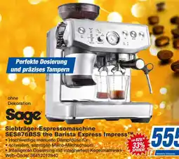 Expert Sage siebräger-espressomaschine ses876bss the barista express impress Angebot