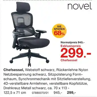 Möbelzentrum Pforzheim Novel chefsessel Angebot