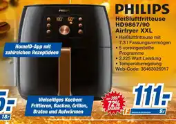 Expert Philips heißluftfritteuse hd9867/90 airfryer xxl Angebot