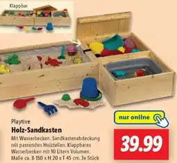 Lidl Playtive Holz-Sandkasten Angebot