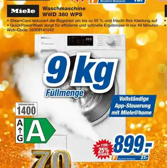 Expert Miele waschmaschine Angebot