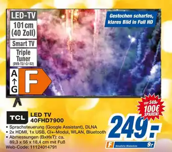 Expert Tcl led tv 40fhd7900 Angebot