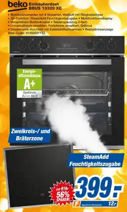 Expert Beko einbauherdset bbus 13320 xe Angebot