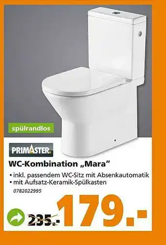 Globus Baumarkt Primaster Wc-kombination „mara“ Angebot