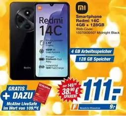 Expert Xiaomi smartphone redmi 14c 4gb + 128gb Angebot