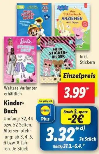 Lidl Kinder Buch Angebot