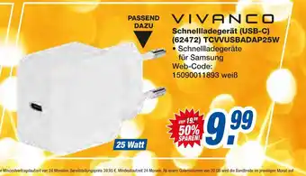 Expert Vivanco schnellladegerät (usb-c) Angebot