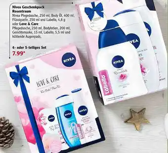 Globus Nivea Geschenkpack Rosentraum Angebot