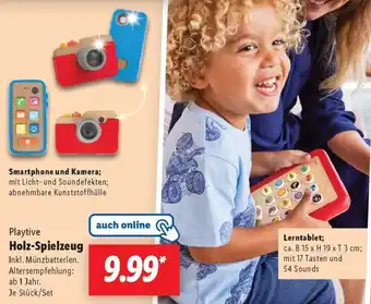 Lidl Playtive Holz-Spielzeug Angebot