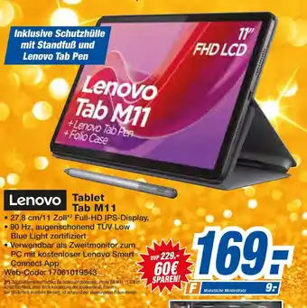 Expert Lenovo tablet tab m11 Angebot