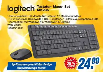 Expert Logitech tastatur- maus- set mk235 Angebot