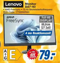 Expert Lenovo monitor d27-40 Angebot