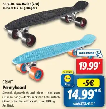 Lidl CRIVIT Pennyboard Angebot