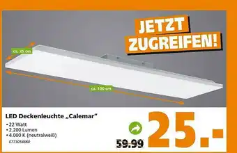 Globus Baumarkt Led Deckenleuchte „calemar“ Angebot