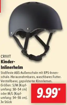 Lidl CRIVIT Kinder Inlinerhelm Angebot