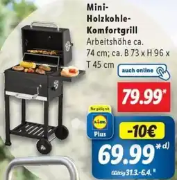 Lidl Mini Holzkohle Komfortgrill Angebot