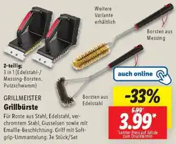 Lidl GRILLMEISTER Grillbürste Angebot