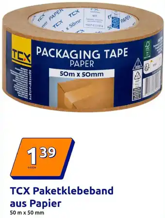 Action TCX Paketklebeband aus Papier Angebot