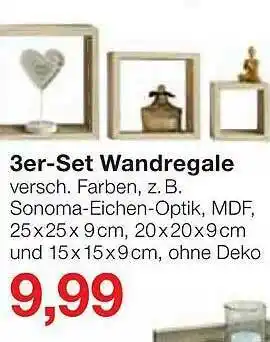 Jawoll 3er-set Wandregale Angebot