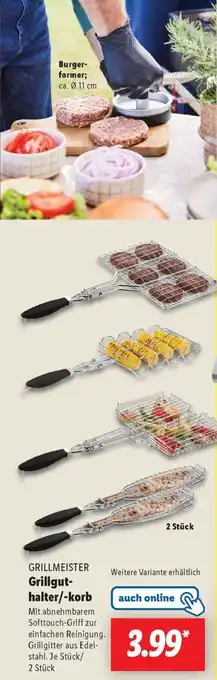 Lidl GRILLMEISTER Grillguthalter/-korb Angebot