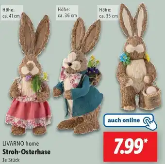 Lidl LIVARNO home Stroh-Osterhase Angebot