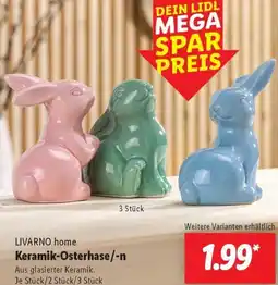 Lidl LIVARNO home Keramik-Osterhase/-n Angebot