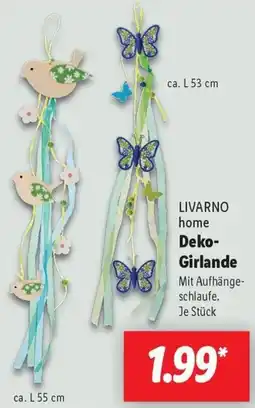 Lidl LIVARNO home Deko Girlande Angebot