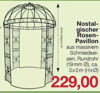 Jawoll Nostalgischer Rosen Pavillon Angebot