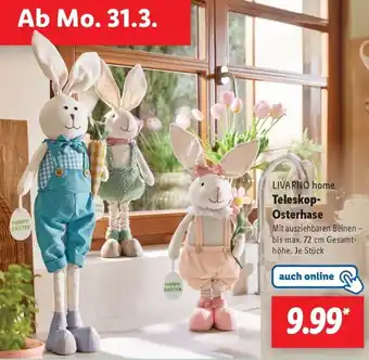 Lidl LIVARNO home Teleskop Osterhase Angebot