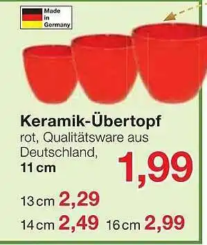 Jawoll Keramik-übertopf Angebot