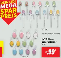 Lidl LIVARNO home Deko-Ostereier Angebot