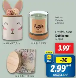 Lidl LIVARNO home Duftkerze Angebot