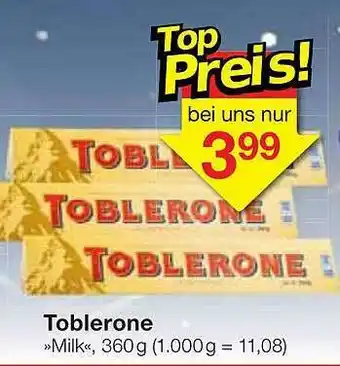 Jawoll Toblerone Angebot