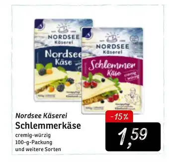 KONSUM Nordsee Käserei Schlemmerkäse Angebot