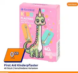 Action Firstaid first aid kinderpflaster Angebot