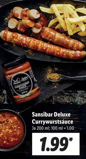 Lidl Sansibar Deluxe Currywurstsauce Angebot