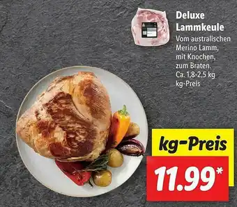 Lidl Deluxe Lammkeule Angebot