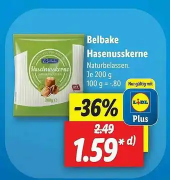 Lidl Belbake Hasenusskerne Angebot