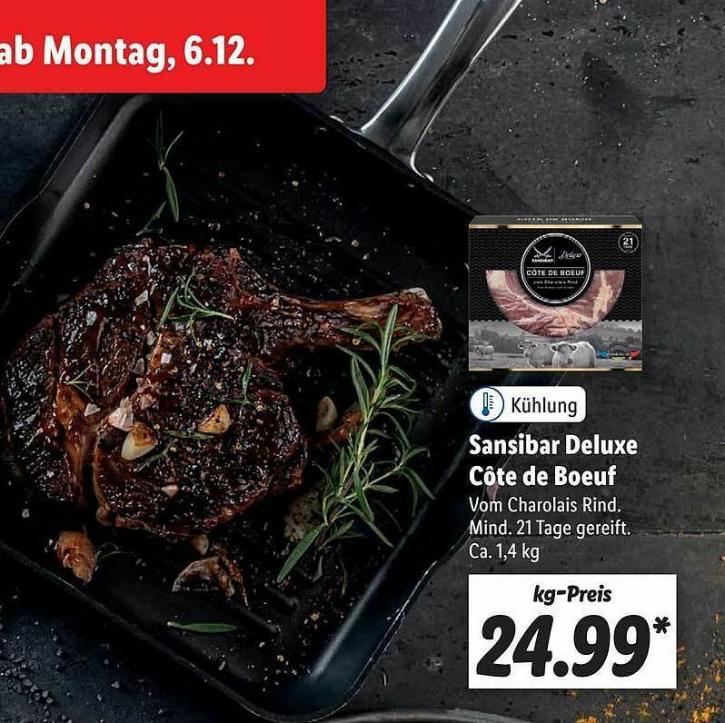 Sansibar Deluxe Côte De Boeuf Angebot bei Lidl