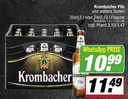 L. STROETMANN GROSSMARKT Krombacher Pils Angebot