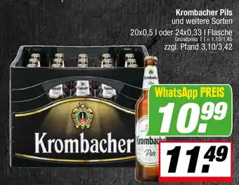 L. STROETMANN GROSSMARKT Krombacher Pils Angebot