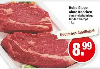 Markant Hohe Rippe Ohne Knochen Angebot