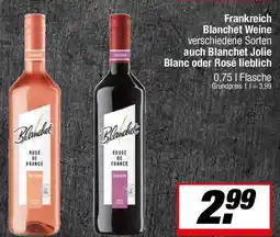 L. STROETMANN GROSSMARKT Blanchet Weine auch Blanchet Jolie Blanc oder Rosé lieblich Angebot