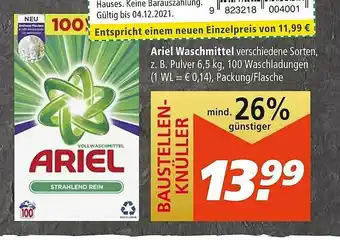 Marktkauf Ariel Waschmittel Angebot