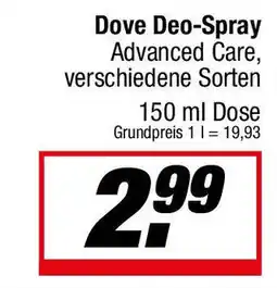 L. STROETMANN GROSSMARKT Dove Deo-Spray Angebot